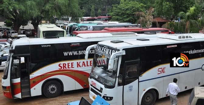 RTA raids on private buses in AP