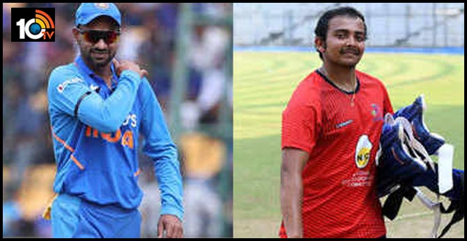 India vs New Zealand: Prithvi Shaw earns ODI call-up, Sanju Samson replaces Shikhar Dhawan in T20Is