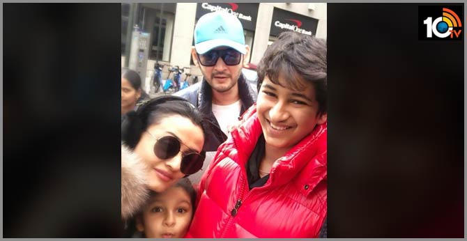Super star Mahesh Babu family day out