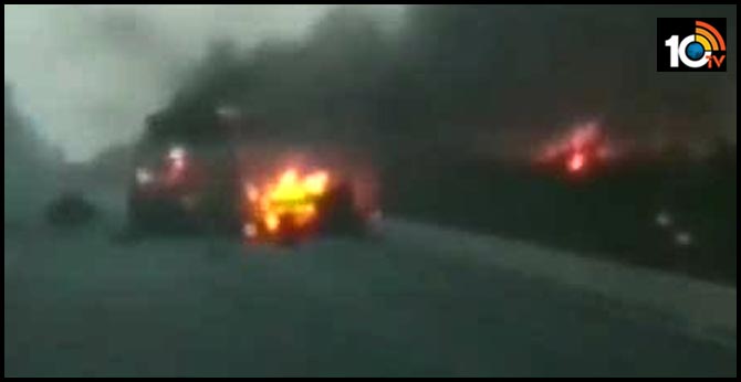  LPG Cylinder Blasts On Surat Highway in Gujarat