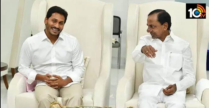 Telugu States Chief Ministers KCR, Jagan Meeting