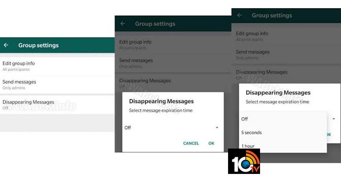 WhatsApp Working On Self Destructing Messages