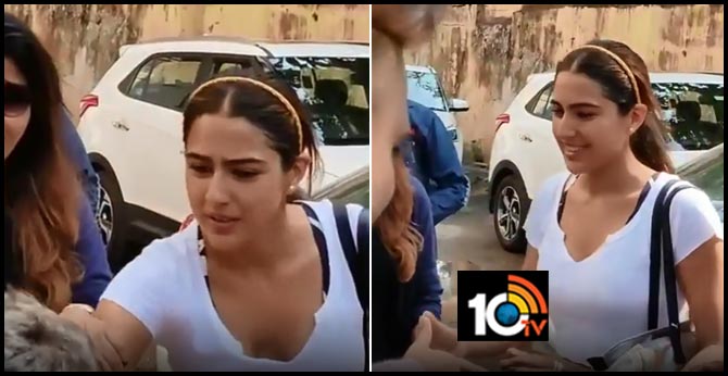 sara ali khan snapped at her pilates class today