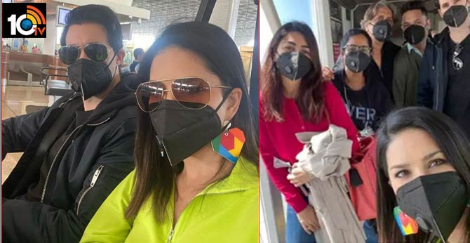 sunny leone put a mask on when fan asked her for a selfie coronavirus