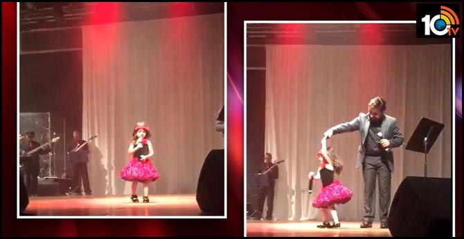 3 year daughter and her father performing together for the first time Megha Agarwal