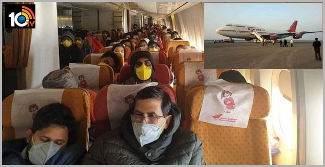 323 Indians returned delhi from China
