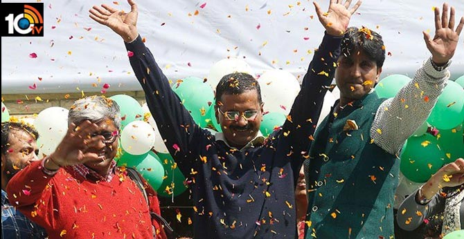 AAP majority in Delhi assembly election results