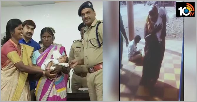 Baby kidnapping happy ending in Kurnool