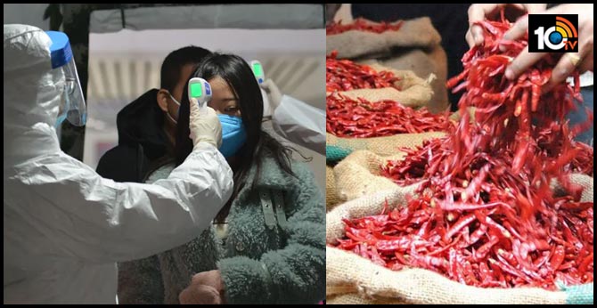 Corona virus impact on Guntur Mirchi : stalled exports to China