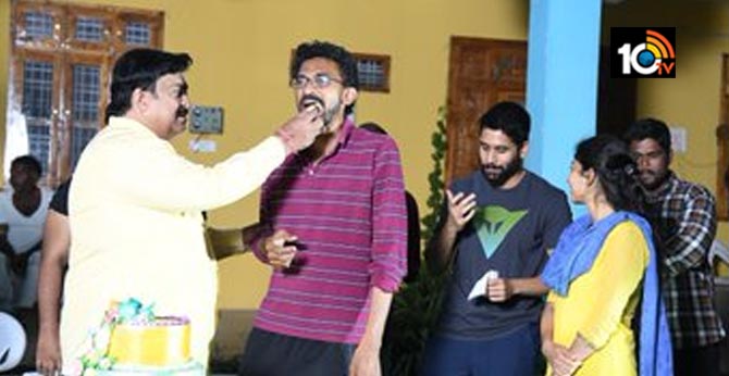 Director Sekhar Kammula Birthday Celebrations at Lovestory sets