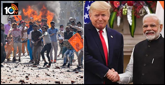 Donald Trump Visit India while Delhi clashes intensifies over the Citizenship