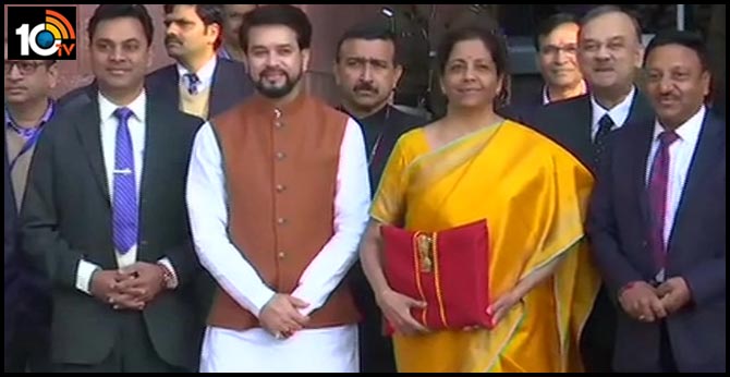 Finance Minister Nirmala Sitharaman with 'Bahi-Khata'
