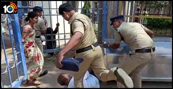 Higher Officials Taken Action Against Police Who kicks suicide victim’s father goes viral