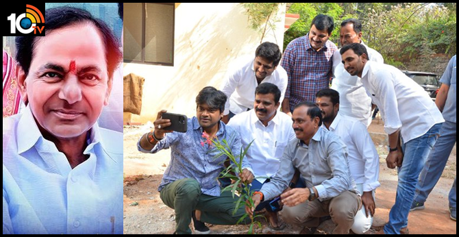 MLA Kranti Kiran, & Director Harish Shankar take part in Haritha Haram on the occasion of Telangana Cm KCR's Birthday