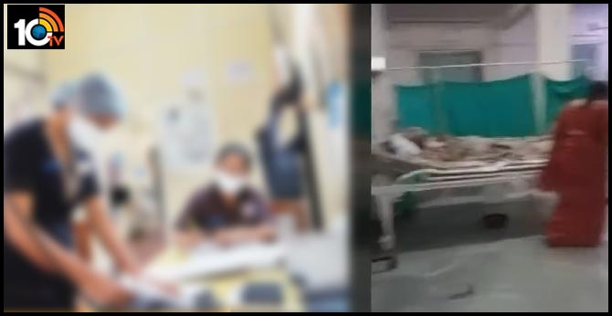 Swine Flu treatment at General ward in Gandhi Hospital