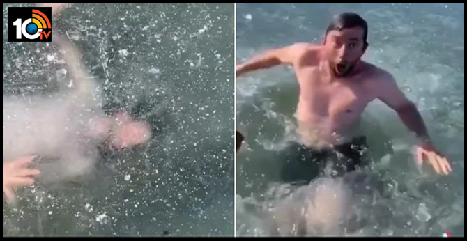 TikTok Star Gets Trapped Under Ice. 21 Million Views For Terrifying Video