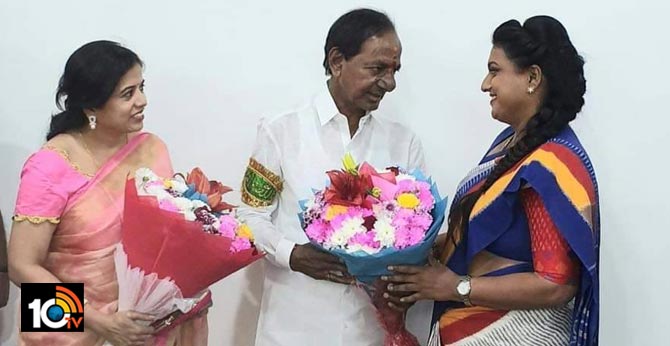 YCP MLA Roja birthday wishes to CM KCR