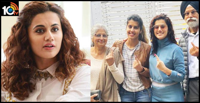 Taapsee Pannu shuts man questioning her vote in Delhi Elections: You can't take Delhi out of this girl