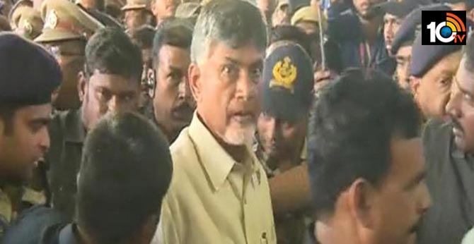chandrababu fires over ycp government