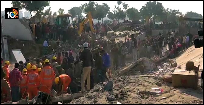 Three-storey building collapsed at mohali in Punjab