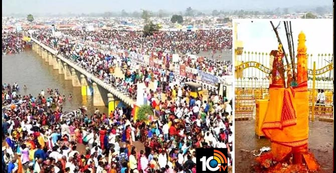 మేడారం గద్దె పైకి చేరిన సమ్మక్క తల్లి మేడారం గద్దె పైకి చేరిన సమ్మక్క తల్లి
