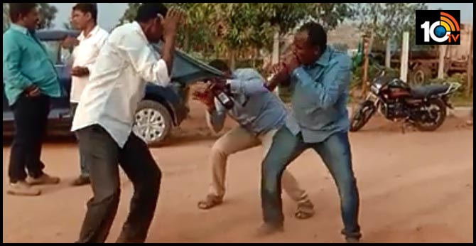 another video viral in social media of shad nagar police  sanke dance