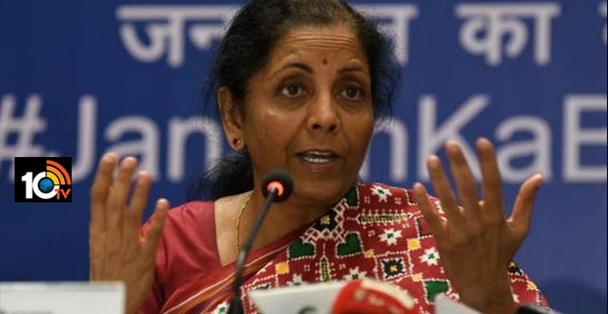 union finance minister nirmala sitharaman press meet over central budget hyderabad