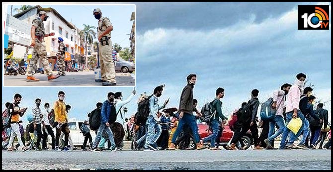 93 migrant workers held for defying lockdown, attacking cops