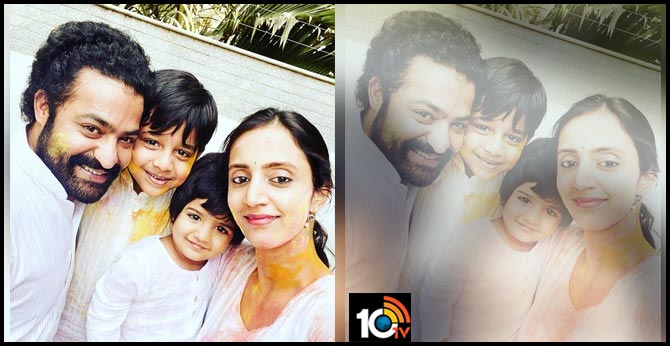 A smile filled HOLI wishes from Jr.NTR and family