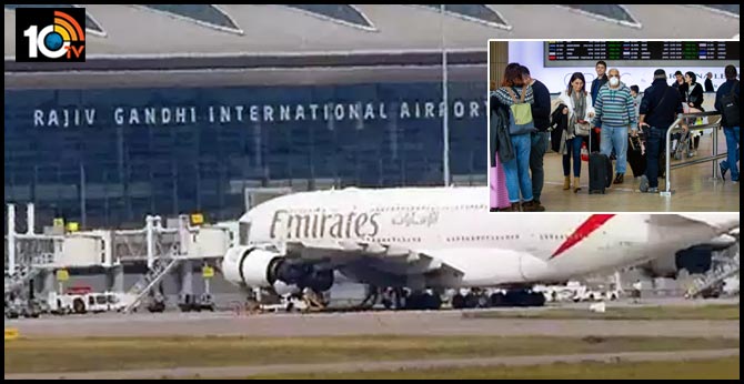 CoronaVirus Symptoms for Two persons from Foreign at Shamshabad Airport