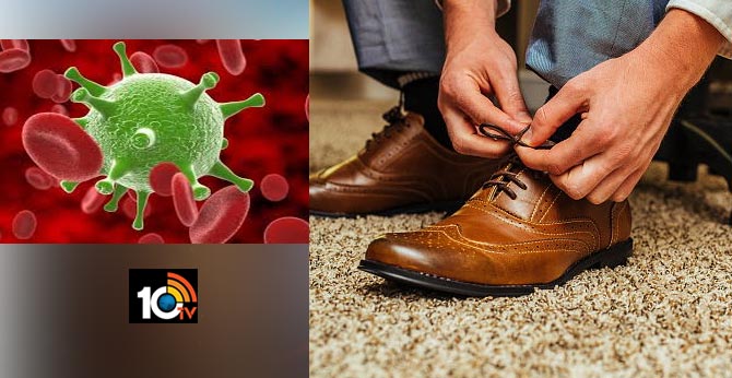 Coronavirus can survive on shoes for up to 5 days