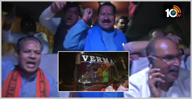 Madhya Pradesh: MLA Vijay Shah (pic 4) says, "We are going either to Bengaluru or Delhi