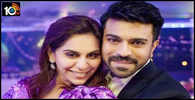 Ramcharan Birthday .. his wife upasana Surprise Gift