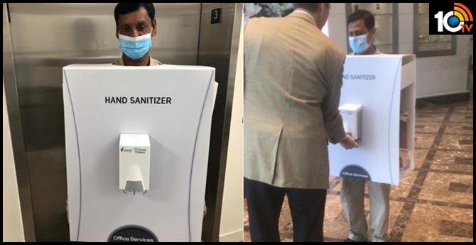 World's Most Valuable Company Used A Migrant Worker As A Human Hand Sanitizer