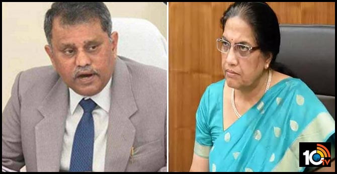 conduct local body polls, ap cs letter to sec ramesh kumar
