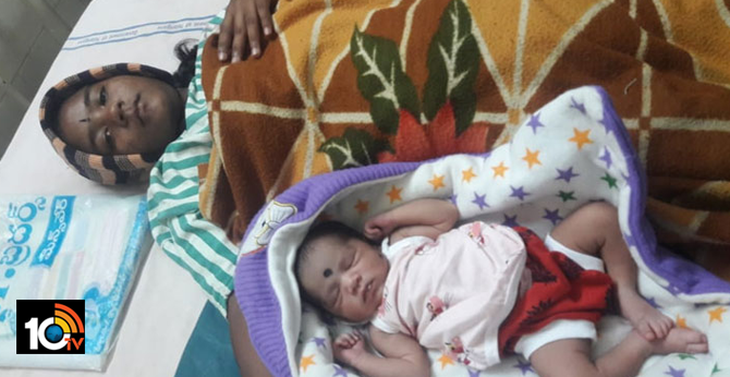 disha case , chennakeshava wife renuka gave birth to a baby girl