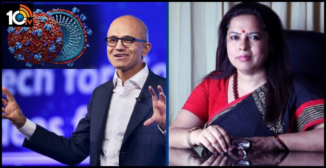 microsoft ceo satyanadella wife donation to cm relief fund
