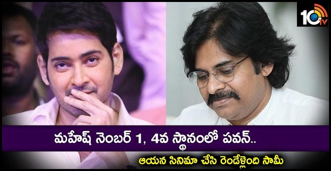 Ormax Media Releases Top Ten Male Stars in Tollywood