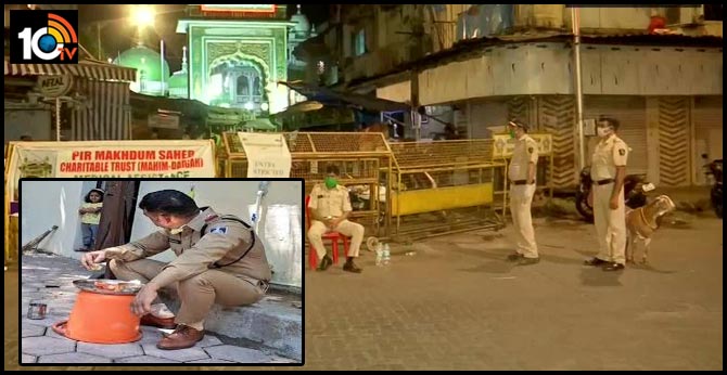 People in homes, police away from families