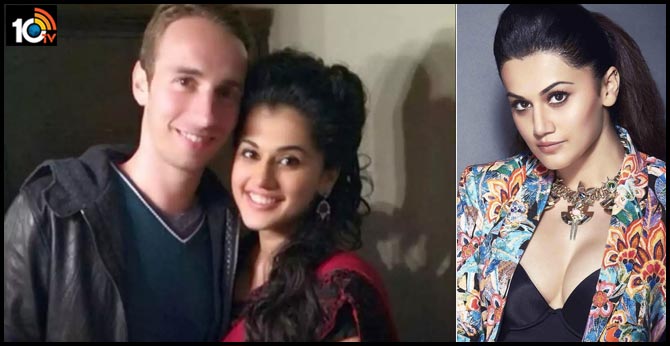 The film actress tapsi who introduced her boyfriend