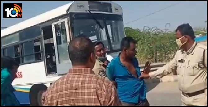 Man flees with RTC bus from Dharmavaram depot