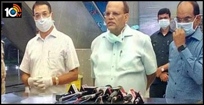 Telangana Chief Secretary CS Somesh Kumar Shamshabad AIr port