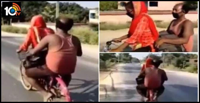 15 year old Bihar girl carries injured father on bicycle from Gurugram to bihar covers a distance of 1200 km amid lockdown