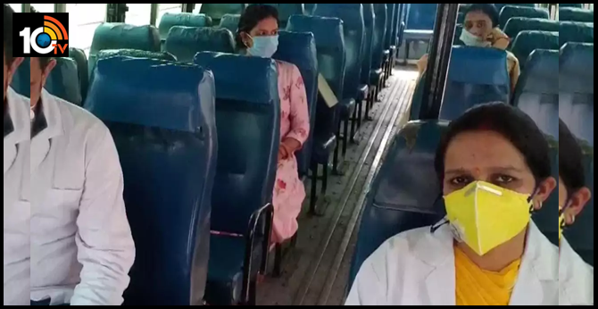Lockdown Effect Buses on the main routes .. Greater RTC