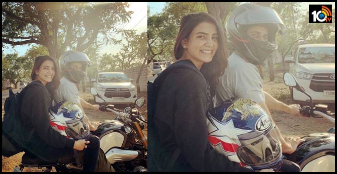 Samantha Akkineni goes on bike ride with Naga Chaitanya