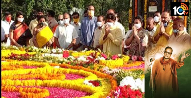 nandamuri balakrishna about ntr at NTR Ghat