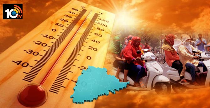 Temperature increase in telangana on monday and tuesday