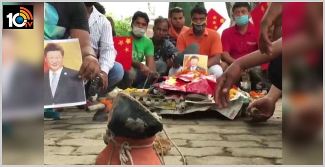 Kanpur residents perform last rites of President Xi Jinping