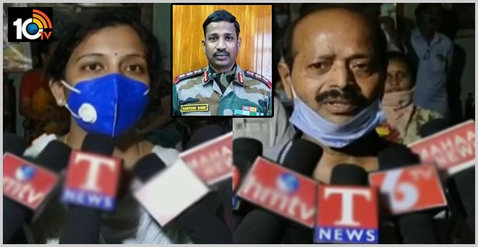 Col Santosh Babu Family Happy Over CM KCR Help