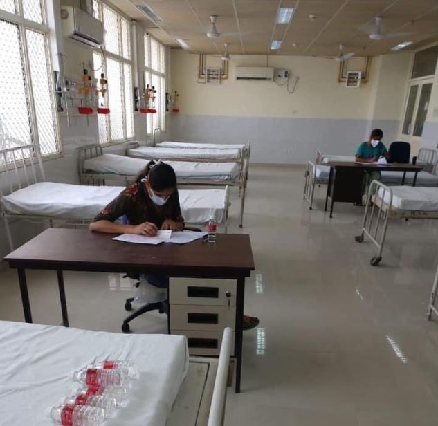 2 Covid-19 positive nurses in Punjab appear for exam from isolation ward